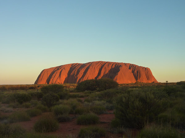 Monolith Uluru in Australien
