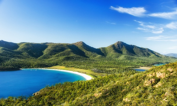 Wineglass bay in Tansania, Australien