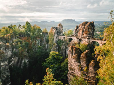 Die sächsische Schweiz - Wandergebiet in Deutschland