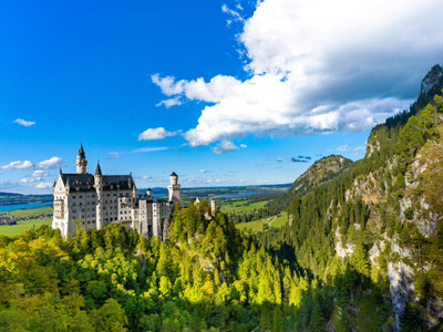 Burg Neuschwanstein in Bayern, Deutschland