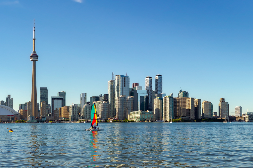 Toronto, Kanada - Ausblick auf die Skyline