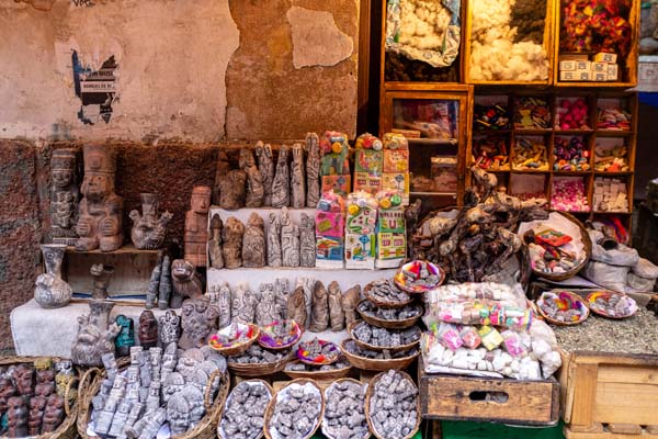 Hexenmarkt in La Paz, Bolivien