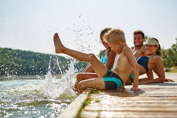 Familienurlaub am Attersee, Österreich