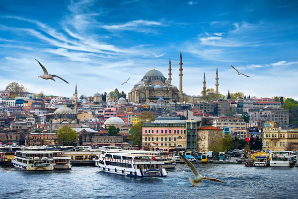 Aussicht auf Istanbul, Türkei