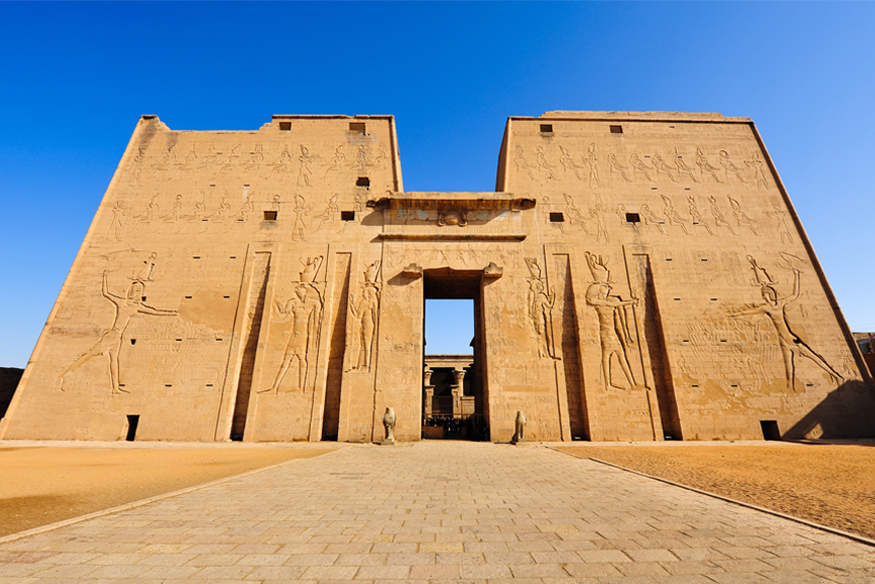 Horus Tempel von Edfu in Ägypten