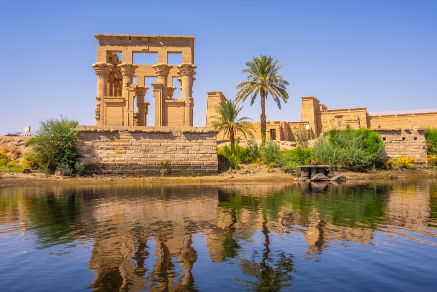 Isis Tempel von Philae am Nil