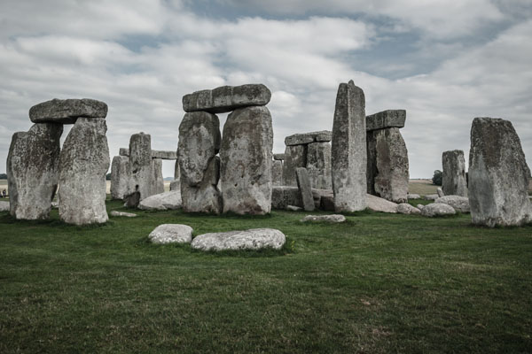 Eine Stonehenge Ansicht.