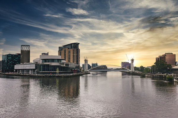 Manchester Ansicht, Fluss.