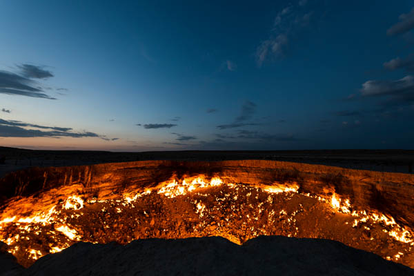 Krater von Derweze, Turkmenistan