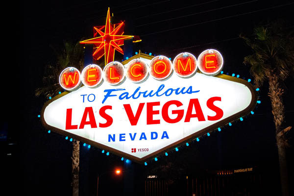 Neon Schild Las Vegas